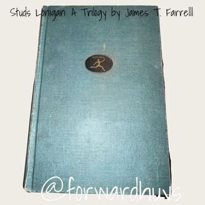 Studs Lonigan by James T Farrell - Vintage 1938 Hardcover